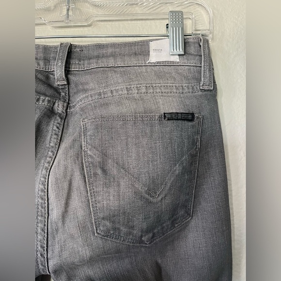 Hudson Krista Super Skinny Jeans in Gain Grey Women’s Size 25 - Picture 7 of 16